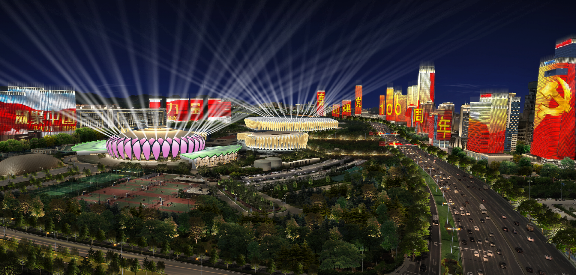 濟南經(jīng)十路沿線夜景亮化提升設(shè)計項目4.png